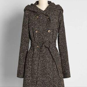 Coffeeshop large hooded coat 2X